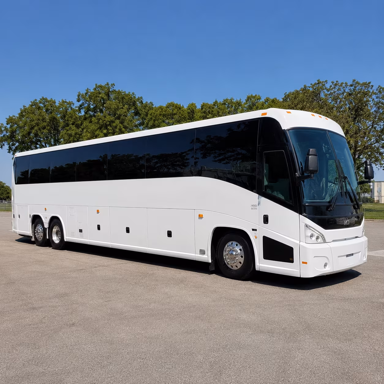 renton charter bus services exterior